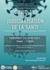 Affiche Covid-19 et judiciarisation en santé 