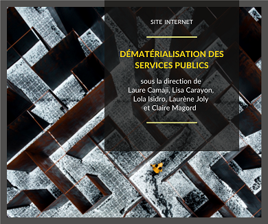 Visuel Carnet de recherche en ligne – Dématérialisation des services publics