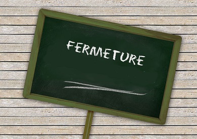 Visuel Fermeture estivale